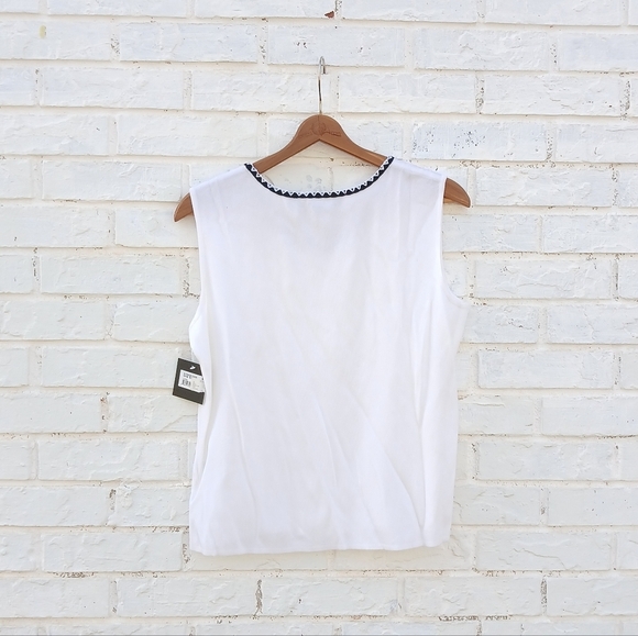 Ming Wang Sleeveless Shell Tank Size Large - Picture 7 of 8